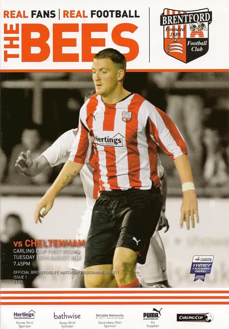 Brentford FC v Cheltenham Town FC